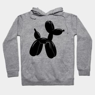 Black balloon dog Hoodie